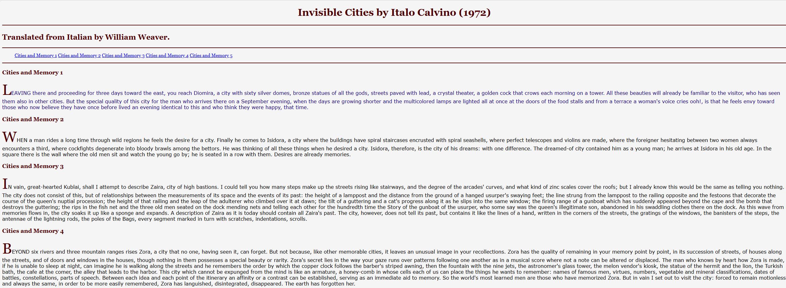 website image